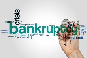 bankruptcy word cloud containing the automatic stay
